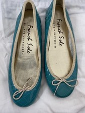 Womens French Sole Turquoise