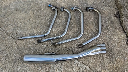 Suzuki gs850 exhaust system - suzuki,