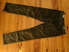 GANT MENS GREEN CORDS CORDUROY CORD JEANS VGC W30 L32