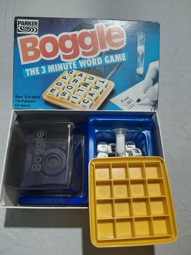 Boggle word game 1980s - boggle,