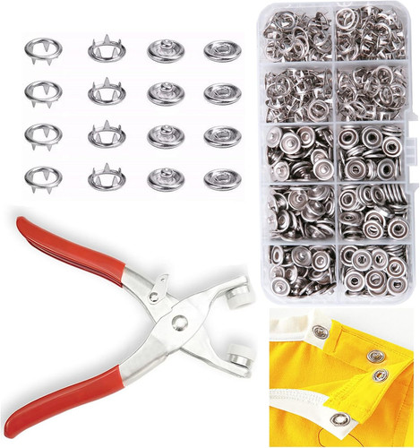 Metal snap buttons with - 9.5,