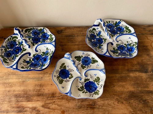 Set three hand painted - of, hand-painted