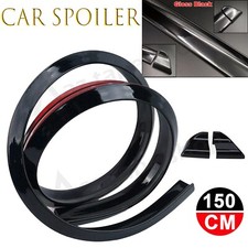 59" 150CM Gloss Black Car Rear Wing Lip Spoiler Tail Trunk Boot Trim Universal