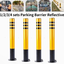 Removable Parking Barrier Garage Anti-Parking Bollard Security Driveway Posts UK