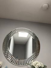 Round Mirror Wall Art, Large