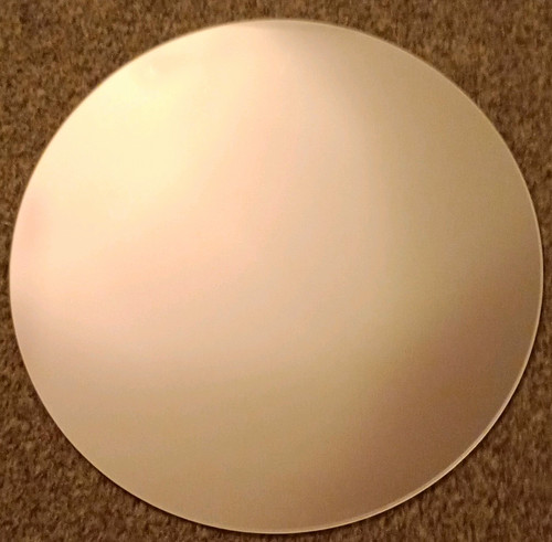 Frameless round glass mirror - frameless,