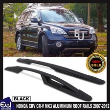 BLACK ALUMINIUM ROOF RAILS FOR