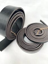 4mm thick bridle black leather