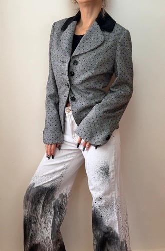 Michel ambers womens grey wool - womens,