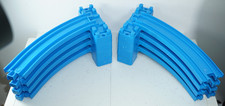 TOMY Trackmaster Thomas Blue Track Sloping Climbing Curves x 8 - 7” Tomica World