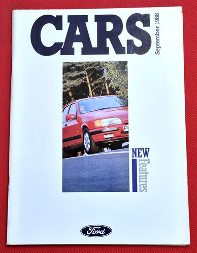 1988 ford cars brochure inc - 1988,