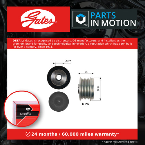 Overrunning alternator pulley - overrunning,