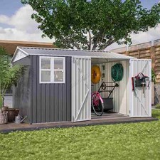 Garden Shed 10x10FT Steel Apex