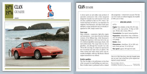 Clan crusader 1971 74 - crusader, 1971-74