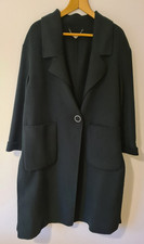 M&S Autograph Dark Green Wool Rich Coat 16