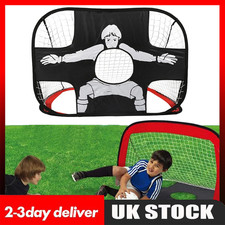 Double-Sided Football Training Net Soccer Target Goal Rebounder for Kids Teach