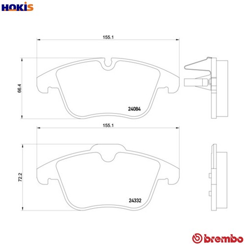 Brake pad set - brake,