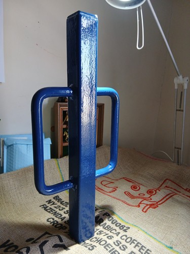 Double handed post driver for - double,