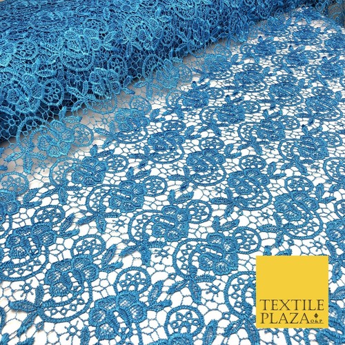Blue premium guipure - blue,
