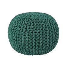Cotton Knitted Pouffe &