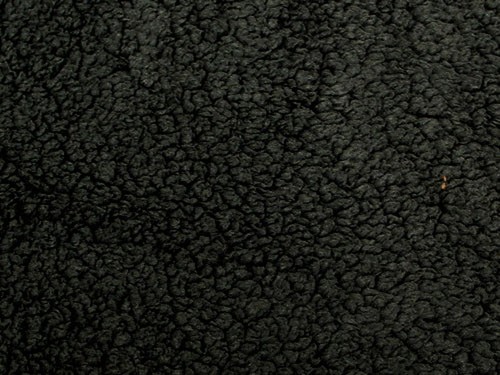 Black minky sherpa - minky,