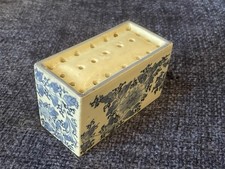 Flower Frog 23 Hole Delft Blue