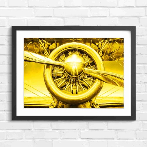 Vintage airplane engine - airplane,