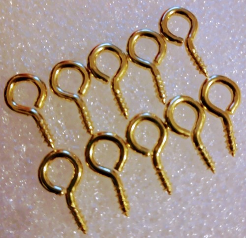 Brassed hooking eyes for - brassed, eyes,