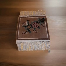 Vintage Chinese Small SILK Rug