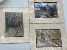 3 Hunting Foxhounds Redcoat