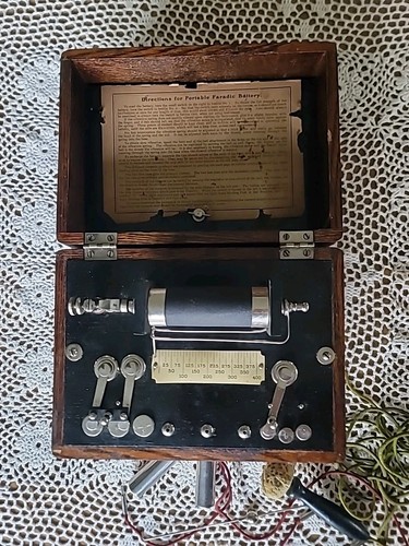 Antique portable faradic - antique,