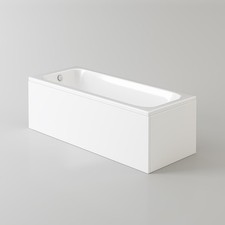 Single Ended Bath 1500mm Luxury Small Straight Bathroom Bathtub Panel Set
