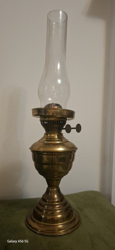 Vintage brass oil lamp 50 - brass,