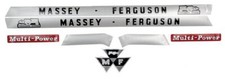 Massey Ferguson MF 135 145 148 Multipower Tractor Bonnet Decal Sticker Set