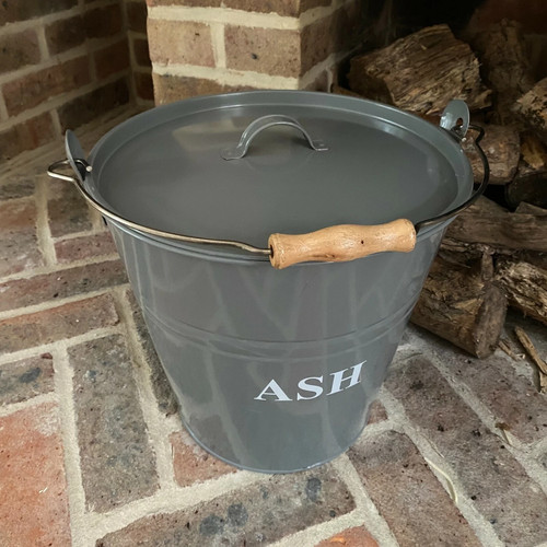 Ash bucket fireside metal - bucket,