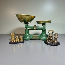 The Viking F.J.THORNTON & CO.LTD. Vintage Scales with Two Weight Sets