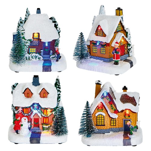 Christmas village 12cm scene - village,