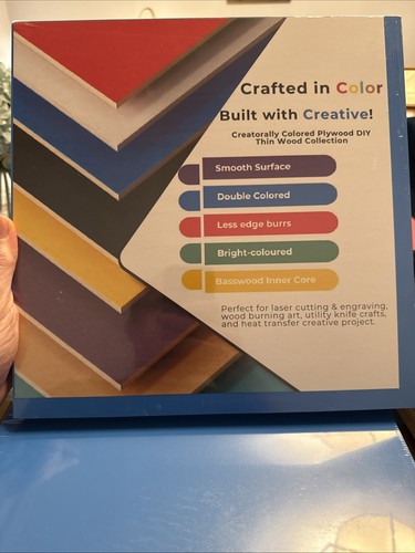 Creatorally blue 3mm plywood - blue,