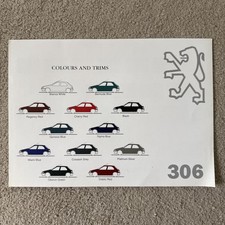PEUGEOT 306 COLOUR AND TRIM