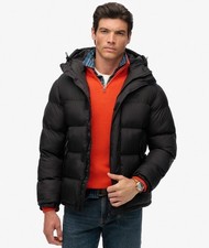 Superdry Black Puffer Jacket