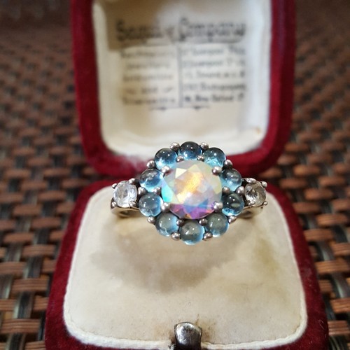 Sterling silver ring - ring, mystic