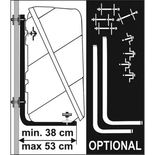 Fiamma kit wall - -, box