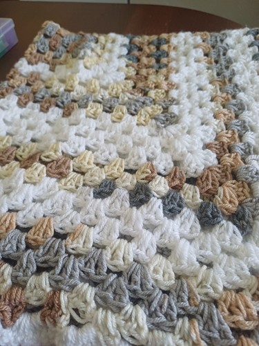 Hand made crochet blanket - crochet,