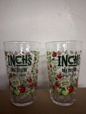 2x Inch's Cider Pint Glasses