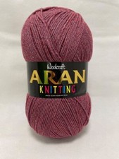 Woolcraft Aran Wool 75% Acrylic & 25% Wool Mix 400g
