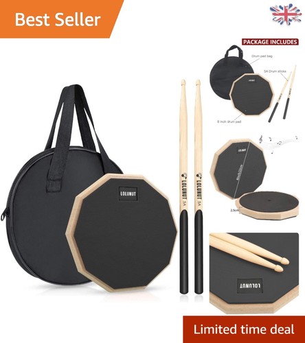 Silent inch drum practice - silent, 12-inch