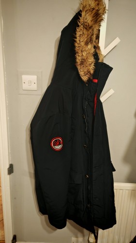Super dry navy parker jacket - parker,