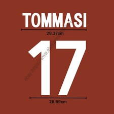 2002 AS Roma Home Name Set –