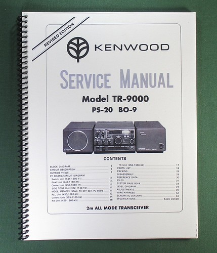 Kenwood 9000 service - kenwood, tr-9000