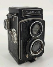 Rolleicord II Type 3 TLR- 1939 WW2 Camera-Zeiss Triotar 75mm f/3.5 + Case EXC